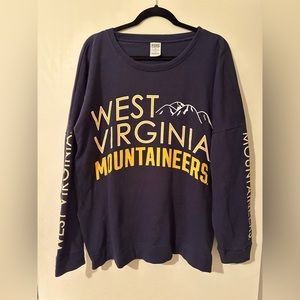 PINK WVU Sweatshirt, Size L